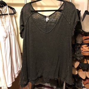 Free People Oversized Tee